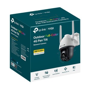 TP-Link VIGI 4MP 4G LTE Full-Color Wi-Fi Pan / Tilt Caméra Réseau TP-Link VIGI 4MP 4G LTE Full-Color Wi-Fi Pan / Tilt Caméra Réseau