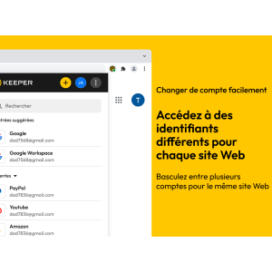 Keeper Business Standard | 1 Utilisateur | 12 Mois Keeper Business Standard | 1 Utilisateur | 12 Mois