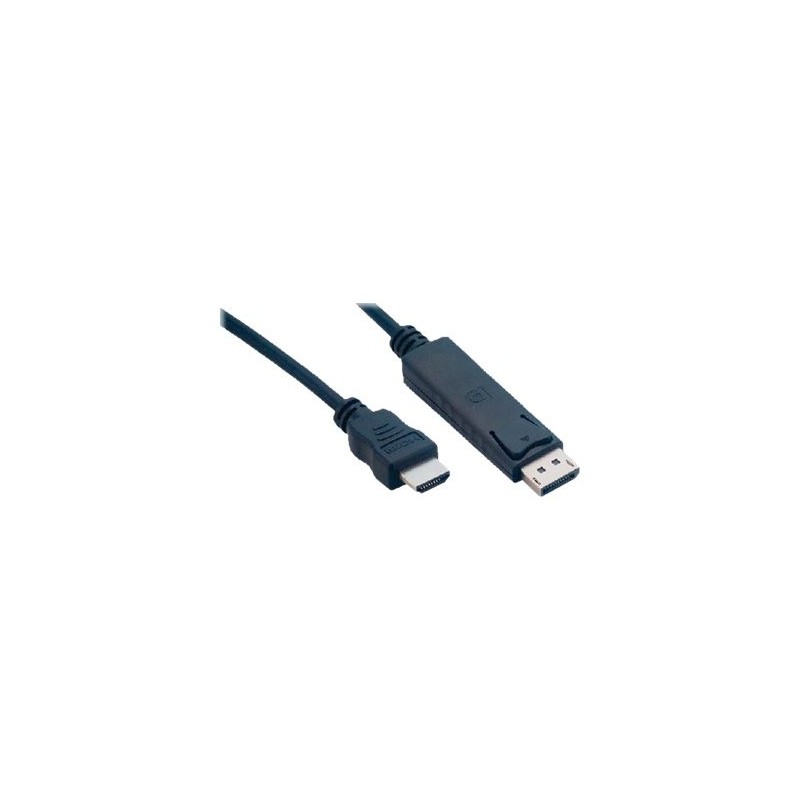 MCL Cable Adaptateur Display Port Mâle / HDMI Mâle | 2m | Noir MCL Cable Adaptateur Display Port Mâle / HDMI Mâle | 2m | Noir
