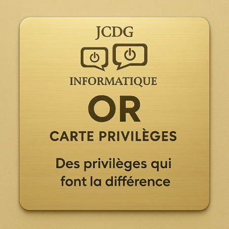 Adhésion Programme Privilèges | Carte OR | 12 Mois