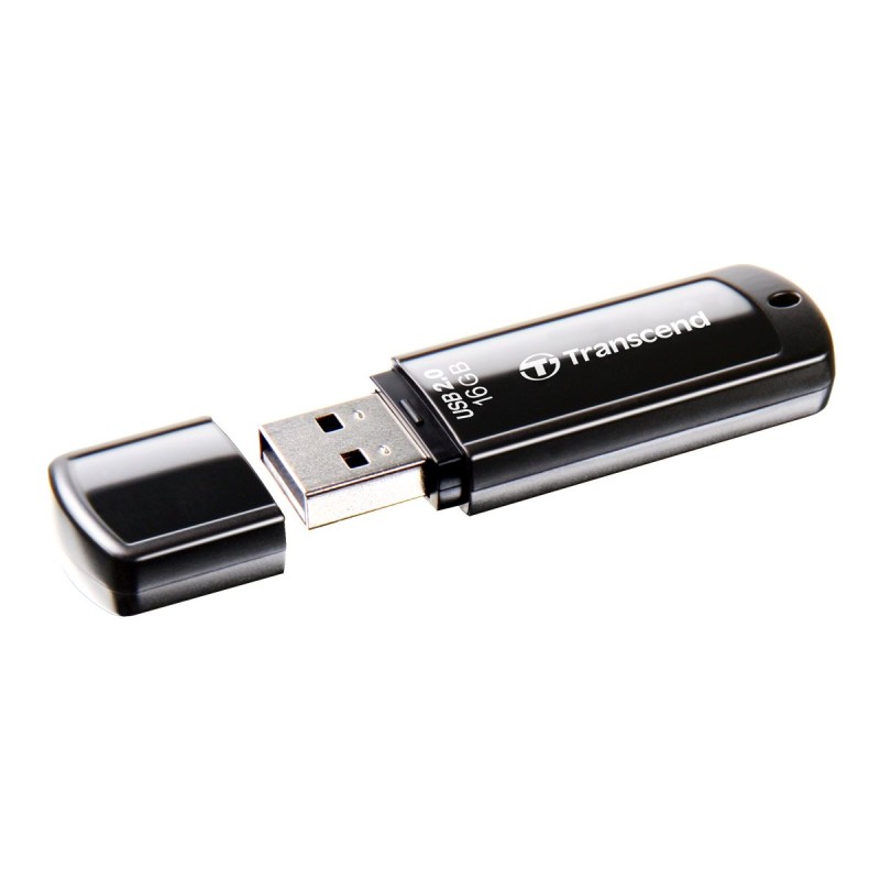 Transcend Clé 16 Go | USB 2.0 | Noir