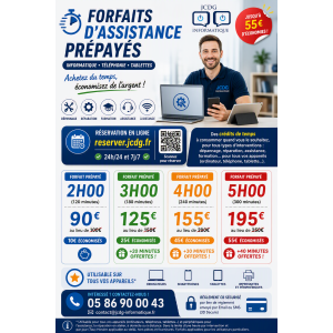 Offre Chargement Forfait 2h00 Prépayés