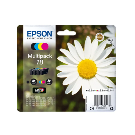 Epson 18 Multipack T1806 Original | Cartouches Epson Pâquerette