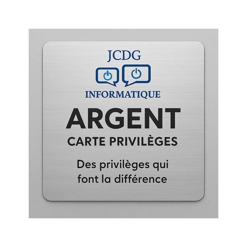 Adhésion Programme Privilèges | Carte ARGENT | 12 Mois