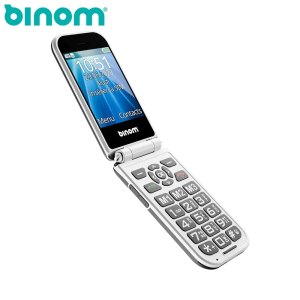 Téléphone Senior Binom X3S 4G à Clapet SOS GPS avec Socle de Chargement