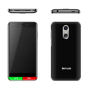Binom SX1 | Smartphone Senior 4G avec WhatsApp et Bouton SOS