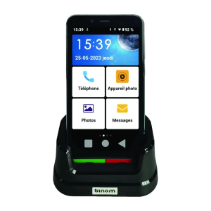 Binom SX1 | Smartphone Senior 4G avec WhatsApp et Bouton SOS