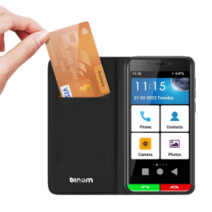 Binom SX1 | Smartphone Senior 4G avec WhatsApp et Bouton SOS