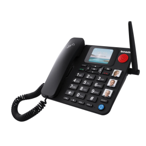 Binom FX1 | Téléphone Fixe 4G Sans Box Internet avec SOS