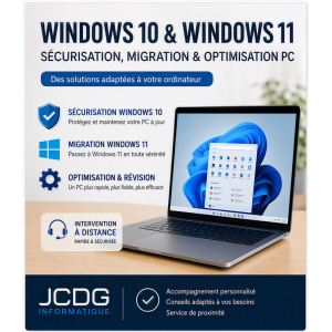 Windows 10 & Windows 11 : Sécurisation, Migration et Optimisation PC