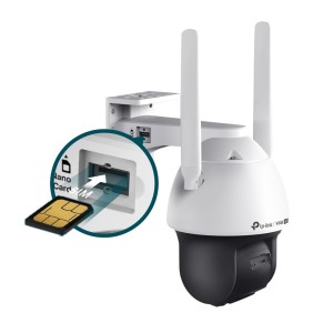 TP-Link VIGI 4MP 4G LTE Full-Color Wi-Fi Pan / Tilt Caméra Réseau